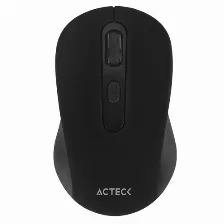 Mouse Acteck Joy Mi215 óptico, 3 Botones, 1600 Dpi, Interfaz Rf Inalámbrico, Batería Aa, Color Negro