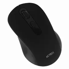 Mouse Acteck Joy Mi215 óptico, 3 Botones, 1600 Dpi, Interfaz Rf Inalámbrico, Batería Aa, Color Negro