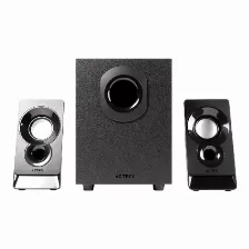 Bocinas Acteck Con Subwoofer Elant Act As470, Alambrico, 3.5 Mm, 6w Rms, Negro Dano Fisico Leve