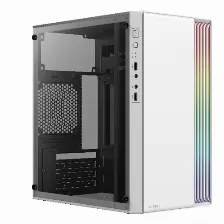 Gabinete Acteck Fusion Ii Gi440 Micro Tower, Pc, Soporta Micro Atx, Mini-itx, Fuente De Alimentación 500 W, Color Blanco, Ventana Lateral Si, Iluminación Si, Fuente De Alimentación Si, 1 X Usb 3.2,...