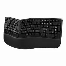 Kit De Teclado Y Mouse Acteck Mk770 Inalambrico, Ergonomico, Multimedia, Negro