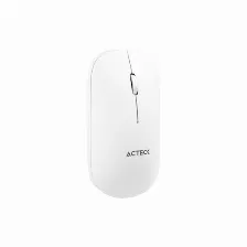 Kit De Teclado Y Mouse Acteck Inalambrico, Bluetooth, 2.4 Mhz, 4000 Dpi, Recargable, Blanco