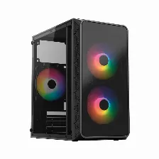 Gabinete Acteck Doom Pro Crystal Gi730, Mini Torre, Mini-itx, Micro-atx, Fuente 600w, Negro