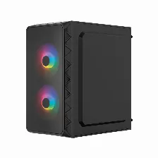 Gabinete Acteck Doom Pro Crystal Gi730, Mini Torre, Mini-itx, Micro-atx, Fuente 600w, Negro