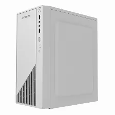 Gabinete Acteck Kioto Gc220f Mini Tower, Pc, Soporta Micro Atx, Mini-atx, Fuente De Alimentación 500 W, 4 Ranuras De Expansión, Color Blanco, Fuente De Alimentación Si, 0 X Usb 3.2, 2 X Usb 2.0