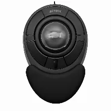 Mouse Ergonomico Trackball Acteck Virtous Art X Mi787, Alambrico, 1600 Dpi, Negro