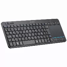 Teclado Inalambrico Acteck Inspire Smart Ti707 Con Touchpad, Bluetooth, Negro