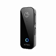 Receptor Acteck Shift Plus Ab424, 3.5 Mm A Bluetooth 5.1, Transmisor Y Receptor De Audio, Negro