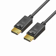 Cable Acteck Linx Plus Dp422-1, Displayport A Displayport, 4k, Macho A Macho, Negro