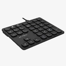 Teclado Numerico Acteck Inspire Pad Pro Tn480, Hibrido Receptor 2.4 Ghz Y Bt 5.0, 36 Teclas, Negro