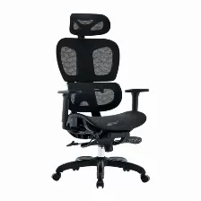 Silla Gamer Acteck Flux Pro Ec757 Reposa-brazos Si, Material Nylon, Polipropileno, Color Negro