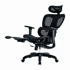 Silla Gamer Acteck Flux Pro Ec757 Reposa-brazos Si, Material Nylon, Polipropileno, Color Negro