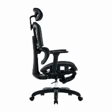 Silla Gamer Acteck Flux Pro Ec757 Reposa-brazos Si, Material Nylon, Polipropileno, Color Negro