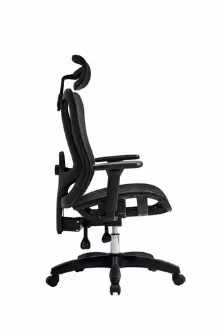 Silla Gamer Acteck Floe Plus Ec727 Reposa-brazos Si, Material Red, Nylon, Polipropileno, Color Negro