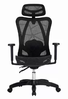 Silla Gamer Acteck Floe Plus Ec727 Reposa-brazos Si, Material Red, Nylon, Polipropileno, Color Negro