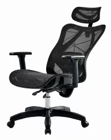 Silla Gamer Acteck Floe Plus Ec727 Reposa-brazos Si, Material Red, Nylon, Polipropileno, Color Negro