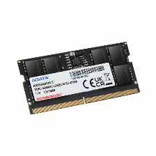 Memoria Ram So-dimm Adata Ad5s560016g-s, 16 Gb, 5600 Mhz, Ddr5, Cl46