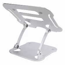 Soporte Para Laptop Startech.com Soporte Ergonómico De Laptop Ultrabook O Chromebook - Base Soporte Ergonómico Para Laptop De Altura Ajustable - Aluminio - Portátil - 10kg - Plegable - Elevador Ris...