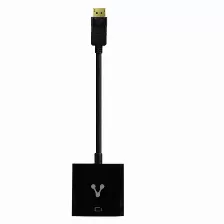 Adaptador Vorago Adp-301 Display Port A Vga, Full Hd, Flexible, Negro