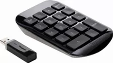 Teclado Numérico Targus Wireless Numeric Keypad Rf Inalámbrico, Color Negro