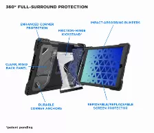 Funda Para Tablet Maxcases Ap-sxx2-ip9-blk Tamaño Máximo De Pantalla 10.2