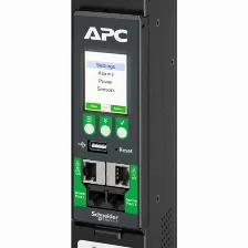 Sistema De Alimentacion Apc Netshelter Rack Pdu Advanced Vertical, 40 Salidas Ac, Conector Nema L6-30p, 50 - 60 Hz, Máxima Corriente 30 A, Voltaje 208 V, Cable De 3 M, Capacidad Del Rack 0u, Color ...