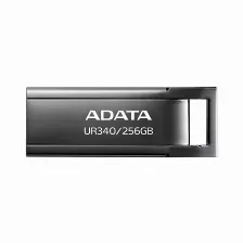 Memoria Usb Adata Ur340, 256gb, Usb 3.2, Lectura 100 Mb/s, Negro