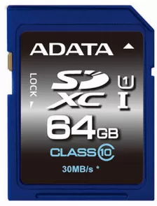 Memoria Adata Sdxc 64gb 64 Gb, Clase 10