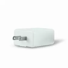 Cargador Vorago Au-350-wh, 5v, 3a, 9v, Doble Puerto, 1xusb 2.0, 1xusb Tipo C, Carga Rapida 20w, Blanco