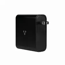 Cargador De Pared Vorago Au-600, 100w, 2/usb-a 3.0, 3/usb-c 3.0, Carga Rapida, Negro