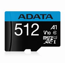 Memoria Adata Ausdx512guicl10a1-ra1 512 Gb, Velocidad 100 Mb/s, Clase 10