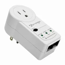 Regulador Vorago Avr-300-wh Entrada 120 V, 1 Salidas Ac, Blanco