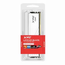 Memoria Ram Xpg Lancer Blade, Rgb, Ddr5, 32 Gb, Ddr5, 6000 Mhz, Ecc, Cl30, Xmp, Blanco