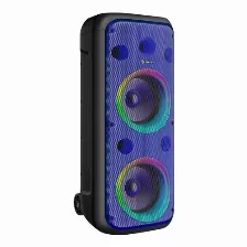 Bafle Steren Baf-2008rgb Bluetooth Si, Color Negro