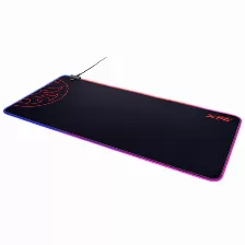 Mousepad Xpg Battlegroundl-bkcww Base Antiderrapante Si, Led Si, Descansa Muñecas No, Color Negro