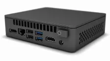 Mini Pc Kit Barebone Intel Nuc 11, Celeron, N4505, Slot So-dimm, Ddr4-sdram, Compatible M.2, Pulg, 2 Hdmi, Bluetooth/wi-fi, 4 Usb