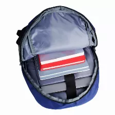 Mochila Vorago Bp-150-bl, Polietileno, Para Laptop De 15.6 Pulgadas, Negro, Azul