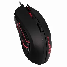 Mouse Optico Gaming Balam Rush Elion, 5 Botones, Dpi Ajustable 800/1200/1600/2400, Iluminacion Led, Usb 2.0, Color Negro