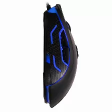 Mouse Optico Gaming Balam Rush Elion, 5 Botones, Dpi Ajustable 800/1200/1600/2400, Iluminacion Led, Usb 2.0, Color Negro