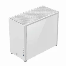 Gabinete Balam Rush Eris Frost Gi985 Micro Tower, Pc, Soporta Micro Atx, Mini-itx, 4 Ranuras De Expansión, Color Blanco, Ventana Lateral Si, 1 X Usb 3.2