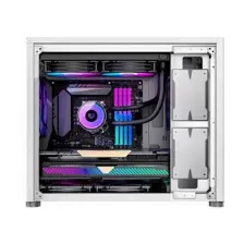 Gabinete Balam Rush Eris Frost Gi985 Micro Tower, Pc, Soporta Micro Atx, Mini-itx, 4 Ranuras De Expansión, Color Blanco, Ventana Lateral Si, 1 X Usb 3.2