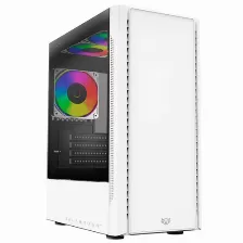 Gabinete Balam Rush Nyx Gi730 Midi Tower, Pc, Soporta Atx, Micro Atx, Mini-itx, Color Blanco, Ventana Lateral Si, Fuente De Alimentación No, 1 X Usb 3.2, 2 X Usb 2.0