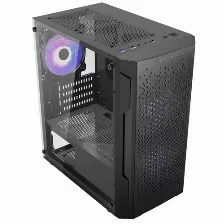 Gabinete Balam Rush Artic Gi725 Negro-gris, Midi Tower, Micro Atx, Mini-itx, 4 Ranuras De Expansion, Ventana Lateral Si, 1 X Usb 3.2, 1 X Usb 2.0