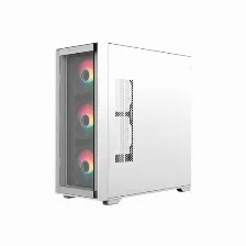 Gabinete Balam Rush Br-938761 Escritorio, Pc, Soporta Atx, Eatx, Micro Atx, Mini-itx, 7 Ranuras De Expansión, Color Blanco, Fuente De Alimentación No, Ventiladores Frontales 3x 120 Mm, 1 X Usb 3.2, 1 X Usb 2.0