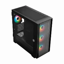 Gabinete Balam Rush Carbono Twin Mate 8000 Midi Tower, Pc, Soporta Micro Atx, Mini-itx, 5 Ranuras De Expansión, Color Negro, Ventana Lateral Si, Iluminación Si, Fuente De Alimentación No, Ventiladores Frontales 3x 120 Mm, Ventiladores Traseros 1x 120 Mm, 1 X Usb 3.2, 1 X Usb 2.0