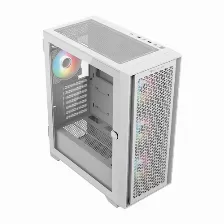 Gabinete Balam Rush Carbono Twin Mate 7000 Midi Tower, Psu No, Vent. 3x 120 Mm, Vent. 1x 120 Mm, Blanco