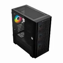 Gabinete Balam Rush Carbono Twin Mate 6000 Midi Tower, Pc, Soporta Micro Atx, Mini-itx, 5 Ranuras De Expansión, Color Negro, Ventana Lateral Si, Iluminación Si, Fuente De Alimentación No, Ventilado...