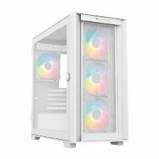 Gabinete Balam Rush Carbono Twin Mate 6000 Midi Tower, Psu No, Vent. 3x 120 Mm, Vent. 1x 120 Mm, Blanco