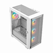 Gabinete Balam Rush Carbono Twin Mate 6000 Midi Tower, Psu No, Vent. 3x 120 Mm, Vent. 1x 120 Mm, Blanco