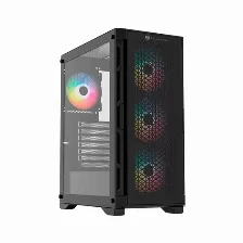 Gabinete Balam Rush Carbono Twin Mate 5000 Midi Tower, Pc, Soporta Atx, Micro Atx, Mini-itx, 7 Ranuras De Expansión, Color Negro, Ventana Lateral Si, Iluminación Si, Fuente De Alimentación No, Vent...